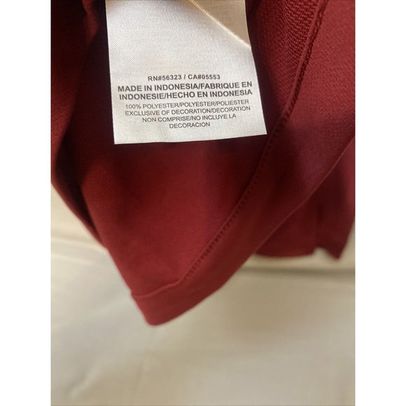 Nike NBA Canton Chargers Men Short Sleeve Shirt Maroon Red XXL 887231164738 2XL - Picture 8 of 8